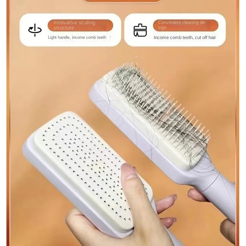 Self Cleaning Hairbrush - WUNDERKAMM